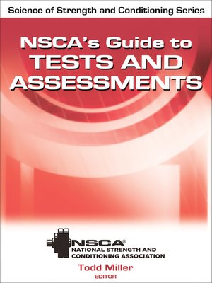 cover image of NSCA's Guide to Tests and Assessments